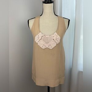 Vintage Stella McCartney Silk Racerback Top w/Flaw